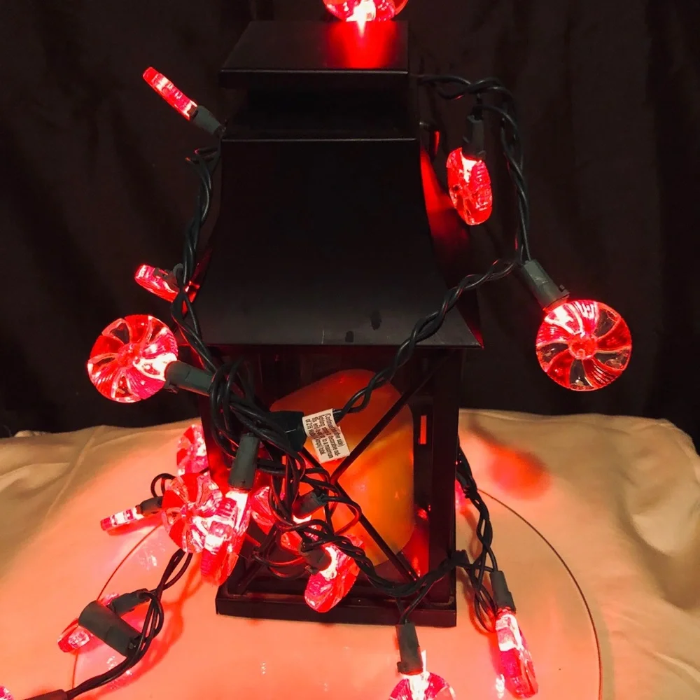 Vintage Decorative Red String Lights